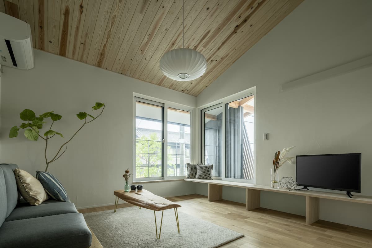 サウナ付きガレージハウスの実例