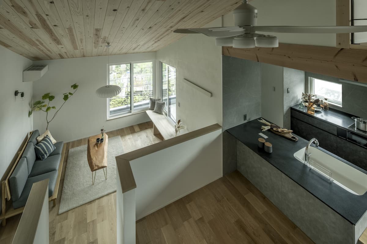 サウナ付きガレージハウスの実例