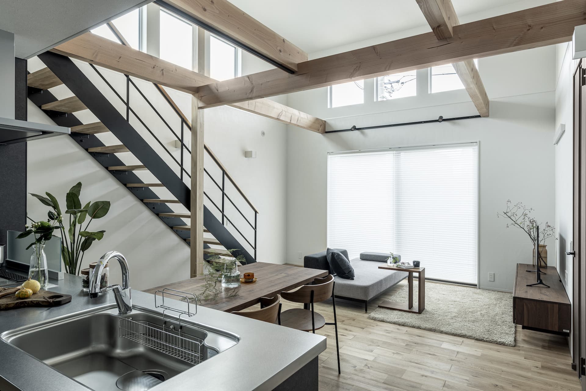 自由設計の注文住宅のLDK