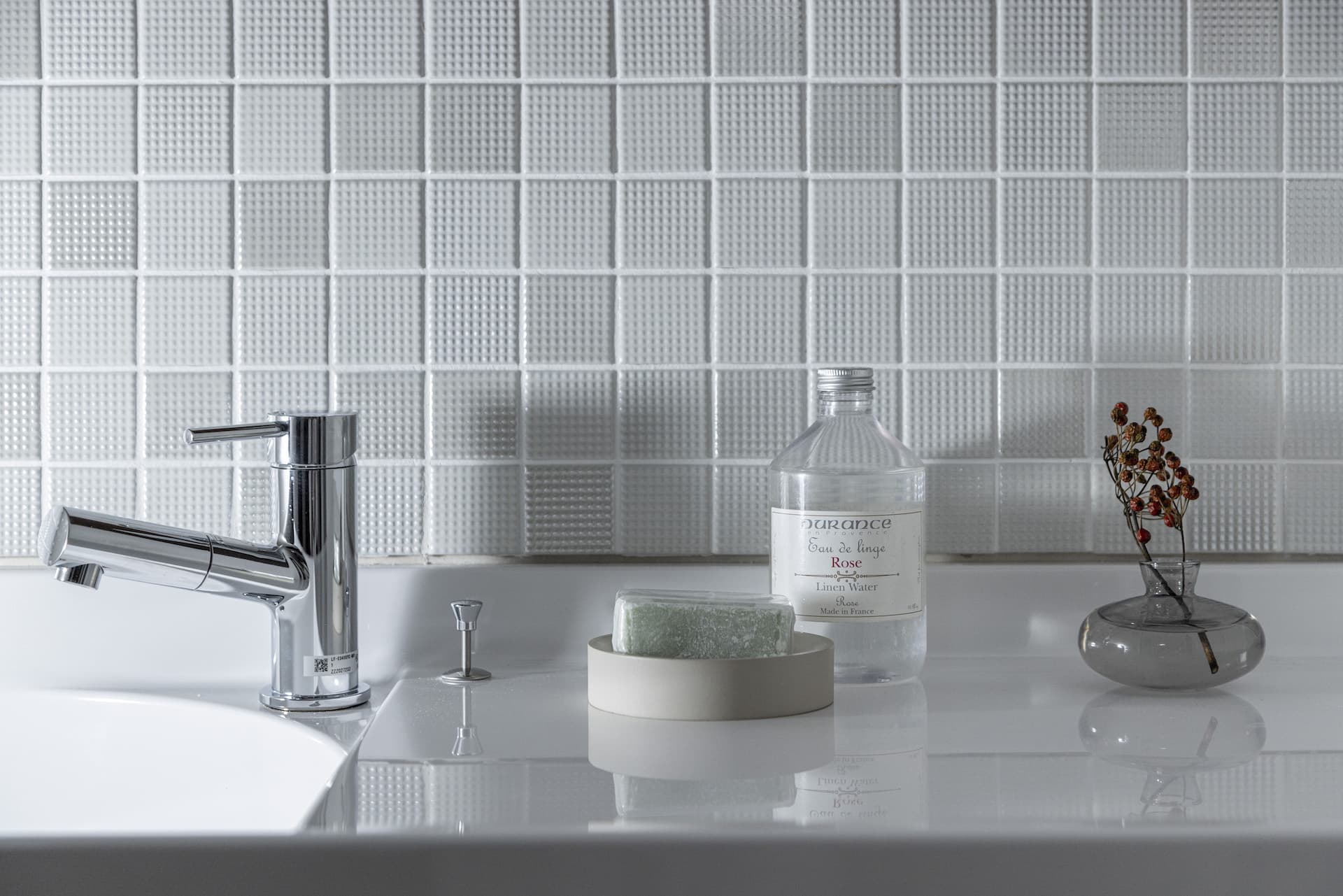 自由設計の注文住宅の洗面