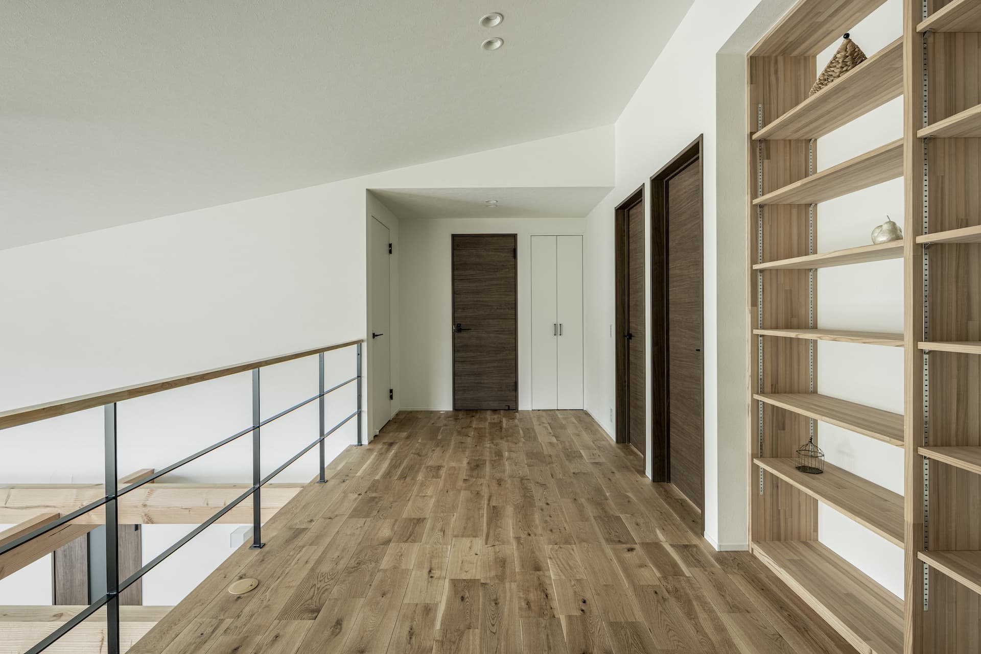 自由設計の注文住宅の吹き抜け